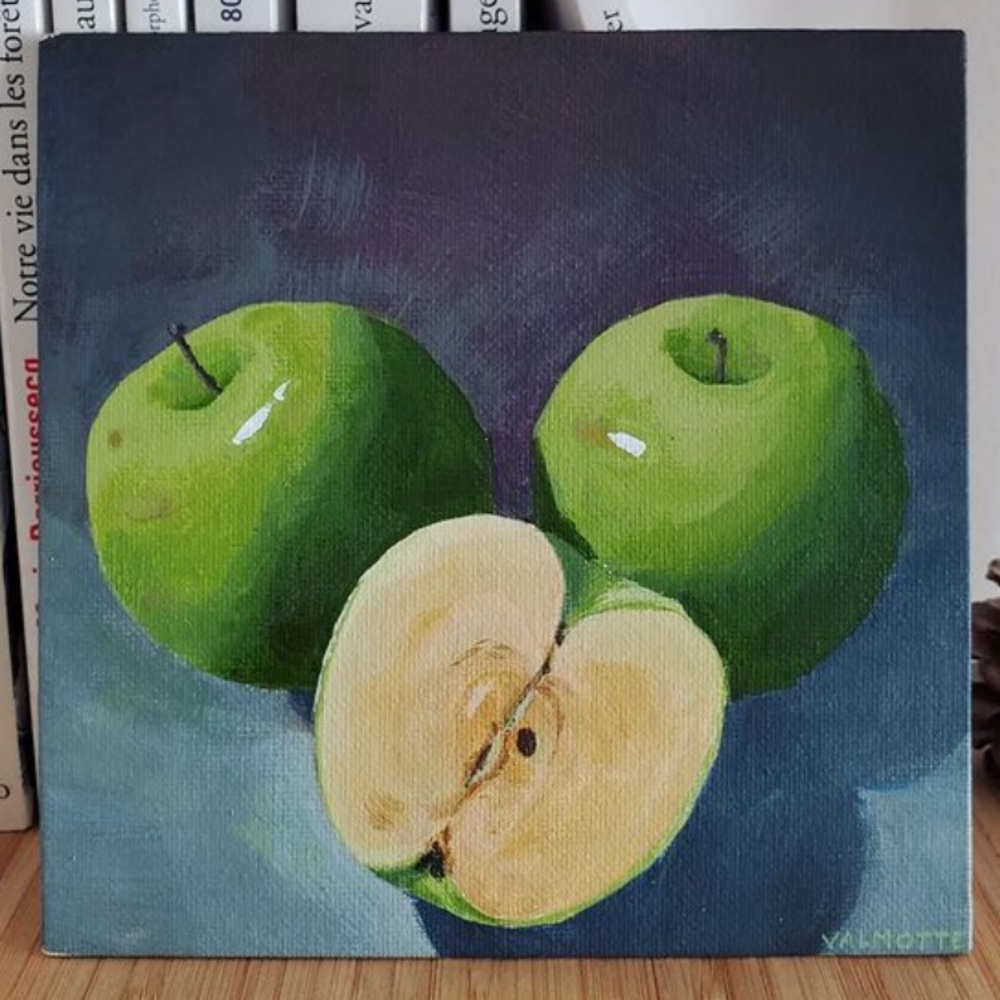 6 x 6 in / po